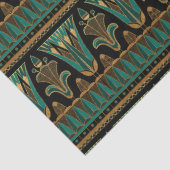 Aquamarines und Gold Art Decoupage Tissue Paper Seidenpapier (Detail)