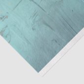 Aquamarines und goldblütiges Gewebe Seidenpapier (Ausschnitt)