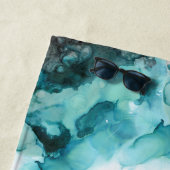 aquamarines und graues Badetuch (Beispiel)