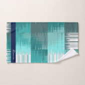 Aquamarines und graues Badetuch-Set Badhandtuch Set (Handtuch)