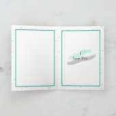 Aquamarines und graues Herzklopfen und das Wallis Karte (Innenseite)