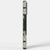 Aquamarines und grünes Mandala-Muster Case-Mate iPhone Hülle (Rückseite / Rechts)