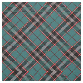 Aquamarines und Kariertes Muster Vintag Tartan Fab Stoff