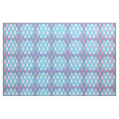 Aquamarines und rosa Blumenblatt-Muster Stoff (Fat Quarter (45,7 x 55,9 cm))