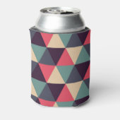 Aquamarines und rosa Dreieck Dosenkühler (Kanne Rückseite)