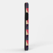 Aquamarines und rosa Dreieck-Muster Case-Mate iPhone Hülle (Hinten/Rechts)