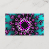 Aquamarines und schwarzes Auge Visitenkarte (Vorderseite)