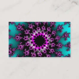 Aquamarines und schwarzes Auge Visitenkarte