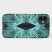 Aquamarines und schwarzes iPhone 5 Case-Mate Selte Hülle (Rückseite (Horizontal))