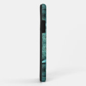 Aquamarines und schwarzes iPhone 5 Case-Mate Selte Hülle (Hinten/Rechts)