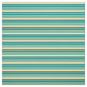 Aquamarines und Tan-Lined/Streifenmuster Stoff (Muster)