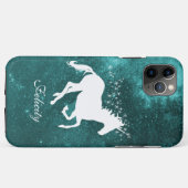 Aquamarines Unicorn Personalisiert Case-Mate iPhon Case-Mate iPhone Hülle (Rückseite (Horizontal))