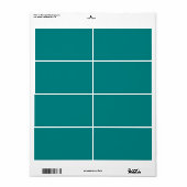 Aquamarines Versandschild (Vorne)