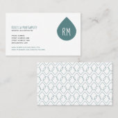 Aquamarines Visitenkarte (Vorne/Hinten)