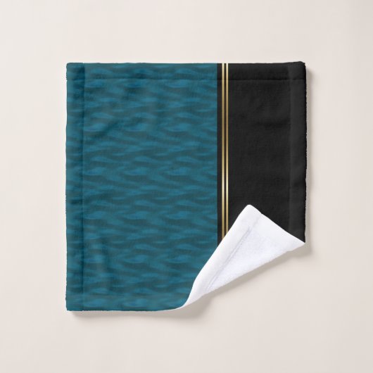 Aquamarines Wasser Badhandtuch Set (Waschlappen)