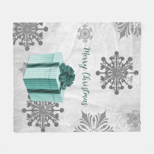 Aquamarines Weihnachtsgeschenk Feiertag Fleece Bla (Vorderseite (Horizontal))