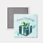 Aquamarines Weihnachtsgeschenk Magnet (Vorderseite/Rückseite)