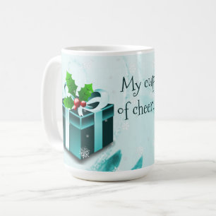 Aquamarines Weihnachtsgeschenk Tasse