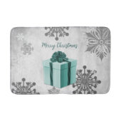 Aquamarines Weihnachtsgeschenk Urlaub Bath Mat Badematte (Vorderseite)