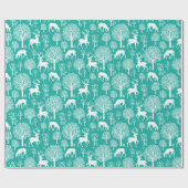 Aquamarines Wrapping Paper von Aqua Geschenkpapier (Flach)