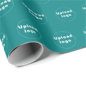 Aquamarines Wrapping-Papier für nahtlose Muster-Ge Geschenkpapier (Rolleneckpunkt)