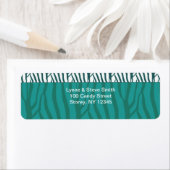 Aquamarines Zebra-Muster (Insitu)