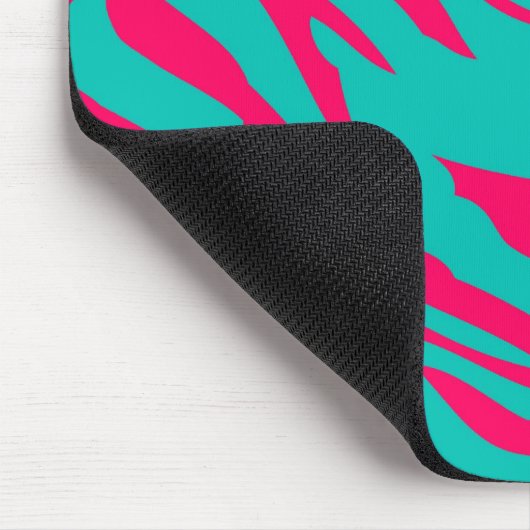 Aquamarines Zebra-Zebra-Print, Personalisiert Mous Mousepad (Ecke)