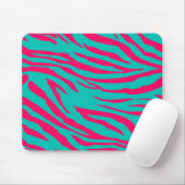 Aquamarines Zebra-Zebra-Print, Personalisiert Mous Mousepad (Mit Mouse)