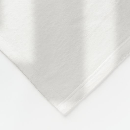 Aquamarines Zickzack Monogramm Fleece-Blankon Fleecedecke (Ecke)