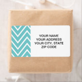 Aquamarines Zickzack Muster 2 (Insitu)