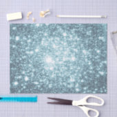 Aquamarines Zinnpapier Seidenpapier (Handwerk)