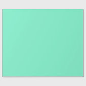 Aquamarinminze Geschenkpapier (Flach)