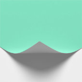 Aquamarinminze Geschenkpapier (Ecke)