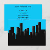 Aquamarinstadt Einladung (Vorne/Hinten)