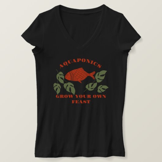 Aquaponics bauen Ihren eigenen Fest T - Shirt (Design vorne)