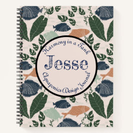 Aquaponics Journey | Maßgeschneiderte Gartenarbeit Notizblock