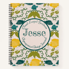 Aquaponics Journey | Maßgeschneiderte Gartenarbeit Notizblock