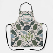 Aquaponics Kräuter Schürze (Vorderseite)