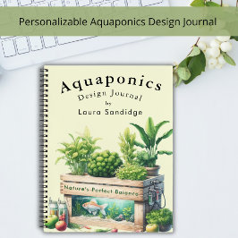 Aquapontic Design Journal Fish Tank Notebook Notizblock