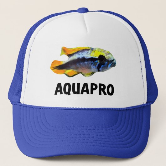 AQUAPROS Apisto Fernlastfahrer-Hut Truckerkappe (Vorderseite)