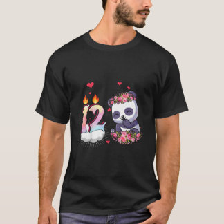 Aquarell 12. 12 Panda T-Shirt