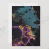 Aquarell 16 Geburtstagsfeier Einladung (Rückseite)