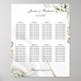 Aquarell 8 Tische Seekartenzeichen Poster