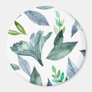 Aquarell abgefallene Blätter 11 Magnet