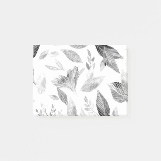 Aquarell abgefallene Blätter 8 Post-it Klebezettel (Vorderseite)