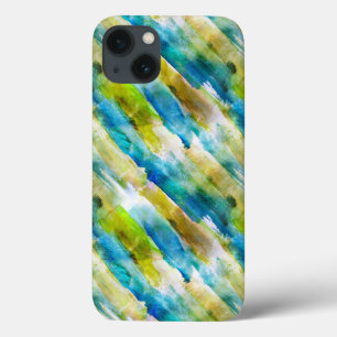 Aquarell abstrakt grün, blau Case-Mate iPhone hülle