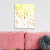 Aquarell abstrakt Hintergrund Leinwanddruck (Insitu (Wohnzimmer))