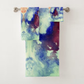 Aquarell Abstrakt I Badhandtuch Set (Insitu)