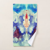 Aquarell Abstrakt I Badhandtuch Set (Handtuch)