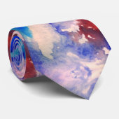 Aquarell Abstrakt I Krawatte (Gerollt)